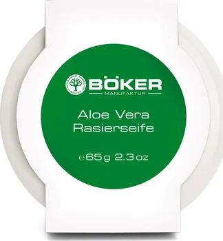 Böker Aloe Vera mýdlo na holení v porcelánové misce 65 g