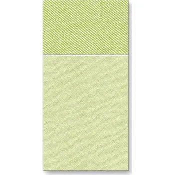 Papírový ubrousek Kapsy na příbory PAW AIRLAID 40x40cm Bamberg Green, 25 ks/bal