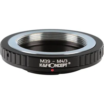 Redukce K&F Concept z objektivu M39 na OLYMPUS micro 4/3 (Umožní nasadit objektiv se závitem M39 na fotoaparáty Olympus a Panasonic)