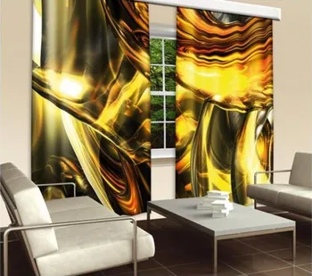Dimex Zlatý abstrakt fotozávěsy 280 x 245 cm