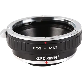 Redukce K&F Concept z objektivu Canon EOS na OLYMPUS micro 4/3 (Umožní nasadit objektiv s bajonetem EOS na fotoaparáty Olympus a Panasonic)