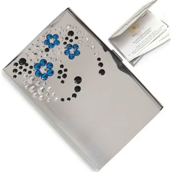 Vizitkář Vizitkář se Swarovski Elements květina Capri Blue