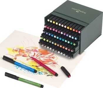Pastelka Faber-Castell Pitt Artist Pen Brush Studio Box 60 ks