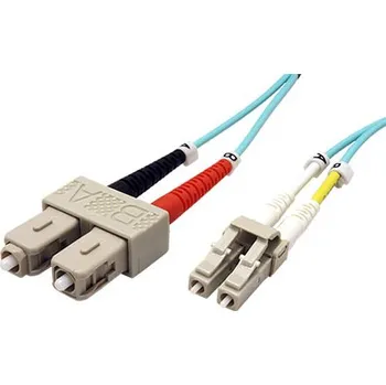 Síťový kabel ROLINE Optický patchkabel LC-SC 50/125 (multimode), duplex, OM3, 1m - 21.15.8711