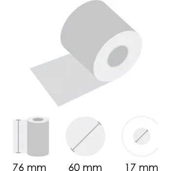 Papír Kotoučky SOLO KRPAROLLS 76/60/17 (1ks)