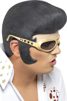 Karnevalová maska Smiffys Elvis s vlasy