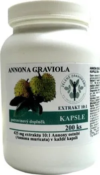 Přírodní produkt Annona Graviola Zelené drahokamy 100 cps.