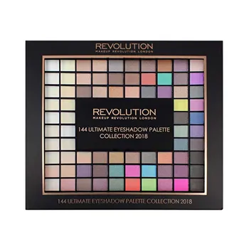 Makeup Revolution Ultimate Eye Shadow Palette Collection 2018 144 očních stínů 116 g Paletka dekorativní kosmetiky Makeup Revolution Ultimate Eye Shadow Palette Collection 2018 144 očních stínů 116 g