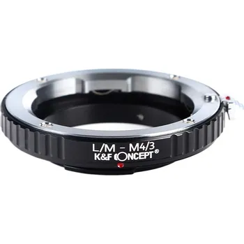 Redukce K&F Concept z objektivu LEICA-M na OLYMPUS micro 4/3 (Umožní nasadit objektiv s bajonetem Leica M na fotoaparáty Olympus a Panasonic)