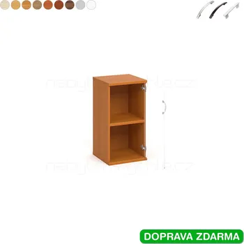 Policová skříň S 2 40 03 P Hobis Strong - Skříň dveře skleněné pravé