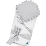 Belisima Králíček zavinovačka s mašlí bílá/šedá