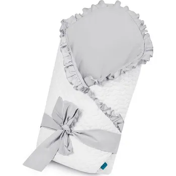 Zavinovačka Belisima Králíček zavinovačka s mašlí bílá/šedá