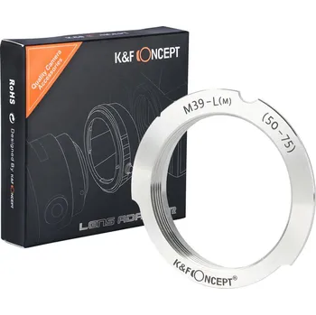 Adaptér / redukce z M39 na Leica M pro ohnisko 50-75 mm (Umožní nasadit M39 objektivy na fotoaparáty nebo redukce s bajonetem Leica M)