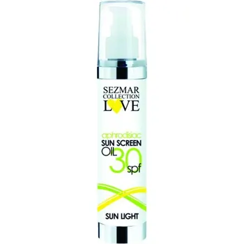 Přípravek na opalování Hristina Přírodní olej na opalování s afrodiziaky SPF 30 100 ml