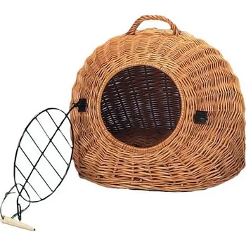 přepravka pro zvíře Trixie proutěná bouda s kovovými dvířky 50 cm