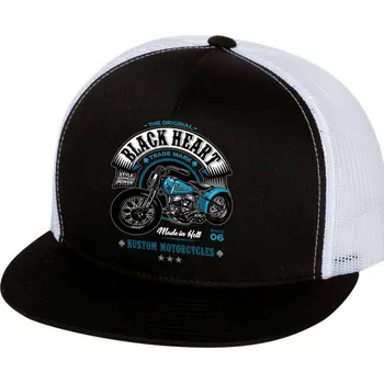 Kšiltovka kšiltovka BLACK HEART - STYLE AND POWER - WHITE