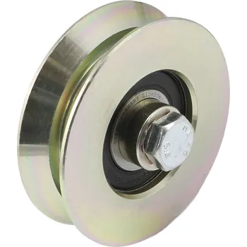 Příslušenství k zahradní technice Ocelová pozinkovaná kladka s V-drážkou RJK-89