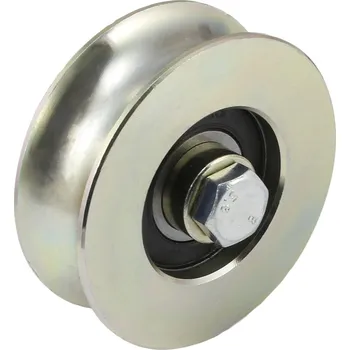 Příslušenství k zahradní technice Ocelová pozinkovaná kladka s U-drážkou RJR-50