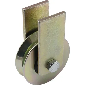 Pojezdové kolečko Ocelová pozinkovaná kladka s V-drážkou RJK-M-79