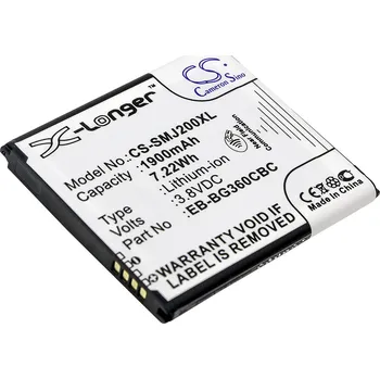 Baterie pro mobilní telefon Baterie Cameron Sino CS-SMJ200XL za Samsung EB-BG360CBC - neoriginální