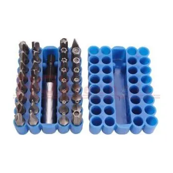 Bit Sada bitů 1/4" s nástavcem do vrtačky 33 kusů speciálních bitů v