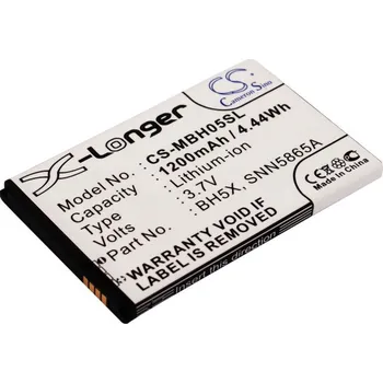Baterie pro mobilní telefon Baterie Cameron Sino CS-MBH05SL pro Motorola MB810 - neoriginální