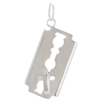 Přívěsek Stříbrný přívěšek žiletka STRZ0393F