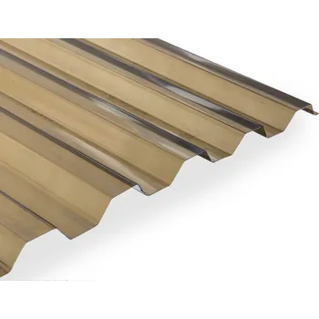 Polykarbonátová deska Gutta Guttagliss Makro trapéz bronz 0,8 mm, 1060 x 6000 mm