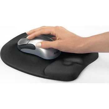 Podložka pod myš Podložka pod myš Fellowes gelová, černá