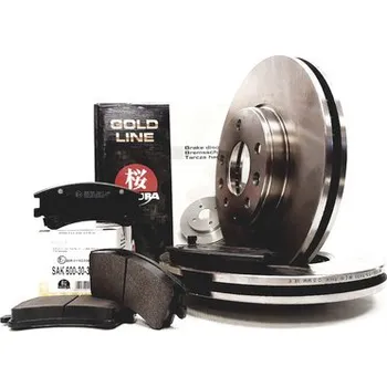 Brzdový komplet Brzdy kotouče a desky přední MAZDA 6 (GG GY) - KRAFT