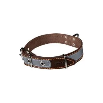 Obojek pro psa 2WOLFS Barvářský obojek - NATURE s reflexní páskou