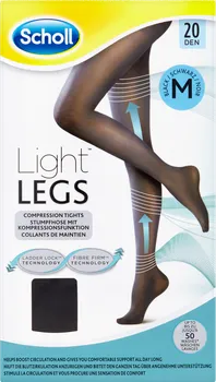 Dámské punčochy Scholl Light Legs 20 DEN M černé