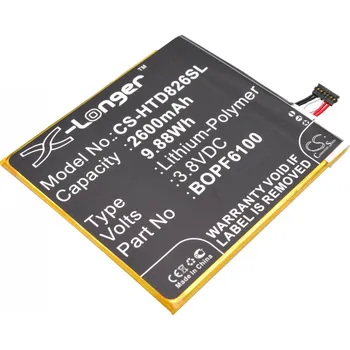 Baterie pro mobilní telefon Baterie Cameron Sino CS-HTD826SL pro HTC D826T - neoriginální