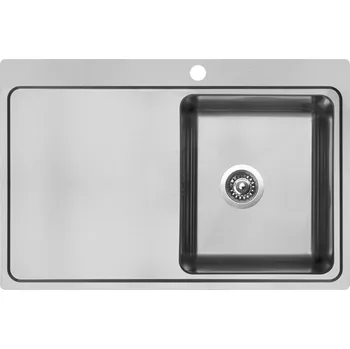 Nerezový dřez Sinks Block 780 V 1,0 mm P kartáčovaný STSBLK7805201VP