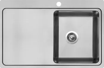 Nerezový dřez Sinks Block 780 V 1,0 mm P kartáčovaný STSBLK7805201VP