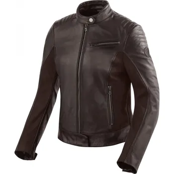 Moto bunda Revit Bunda Clare dámská tmavě hnědá