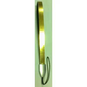 Klíčenka/popruh na zápěstí zlatá