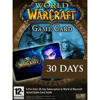 Počítačová hra Recenze World of Warcraft EU 30 Dní předplacená karta PC digitální verze
