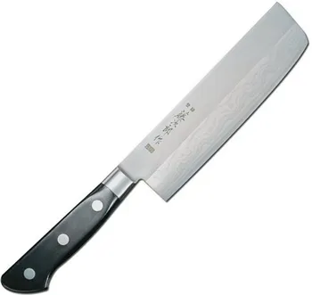 Kuchyňský nůž Tojiro DP Damascus Nakiri japonský kuchařský nůž 16,5 cm