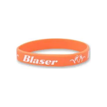 Kravata Blaser silikonový náramek - oranžový