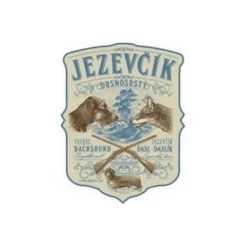 samolepka Bad Badger Samolepka s mysliveckým motivem - jezevčík