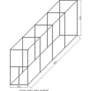 ostatní stavebnice Stavebnice KV04/2, bez krmných pultů
