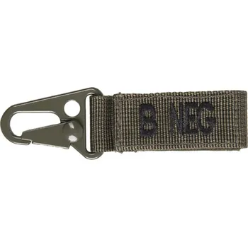 Sport Karabina s krevní skupinou B NEG Mil-Tec - olivová