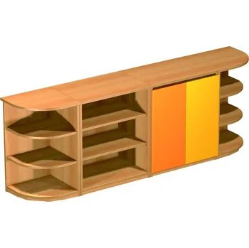 Kancelářská sestava Nízká skříňová sestava WALDA