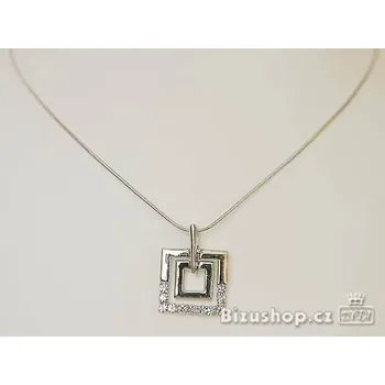 Náhrdelník Řetízek s přívěskem čtverec 2142