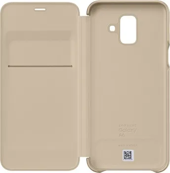 Pouzdro na mobilní telefon Samsung Wallet Cover pro Galaxy A6 zlaté