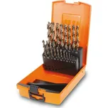 KOMPLET KUŽELOVÝCH VRTÁKŮ HSS-CO 5% 19KS (Vrtáky s cylindrickým dříkem, HSS-CO 5%)