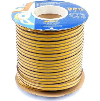 Vorel Těsnění do oken a dveří samolepící 9x4mm TYP E hnědé 150M