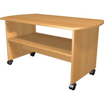 Konferenční stolek Pojízdný konferenční stolek obdélník S120