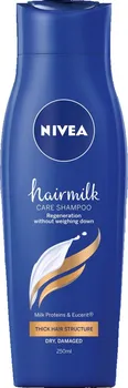 Šampon Nivea Hairmilk Thick šampon na objem 250 ml
